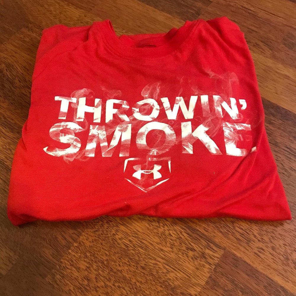 Under armor red shirt